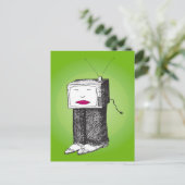 Draagbaar tv-Briefkaart Briefkaart (Staand voorkant)