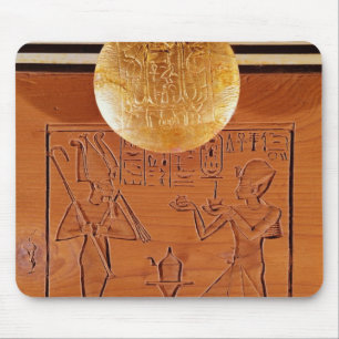 Draagbare borst, detail van Tutankhamun Muismat