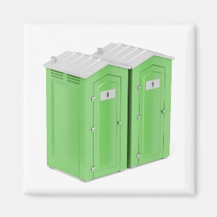 Draagbare chemische toiletten magneet