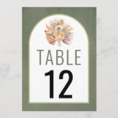 Draagbare kaart voor het huwelijkscabelnummer (Voorkant)