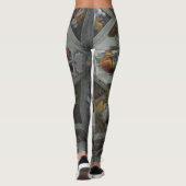 Draagbare kunst!  Plafond voor sistine Chapel Leggings (Achterkant)
