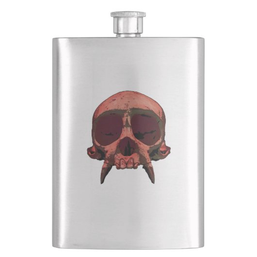 Draagbare rode fles flacon (Voorkant)