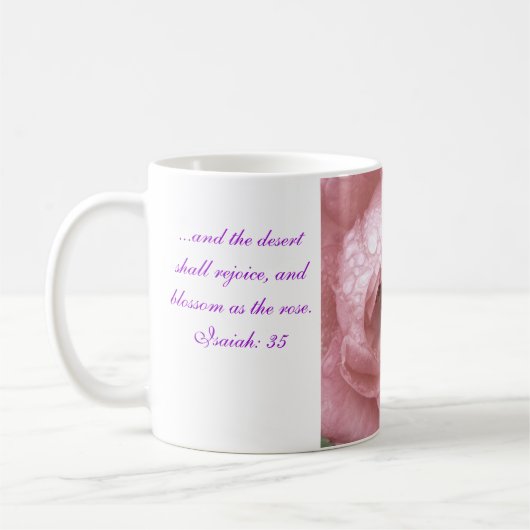 Draagbare Roos Cup Koffiemok (Links)