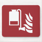 Draagbare schuimapplicator veiligheidsbord muismat (Voorkant)