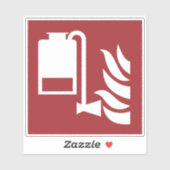 Draagbare schuimapplicator veiligheidsbord sticker (Vel)