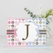 Draagbare teddybaren en peuterpringen kaart (Staand voorkant)