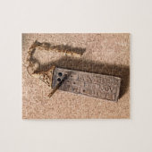 Draagbare zonnewijzer, zilver en goud, 10e eeuw (d legpuzzel (Horizontaal)