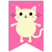 Draagfeest van het Kind van Kitty Cute Vlaggetjes (Tweede vlag)