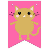 Draagfeest van het Kind van Kitty Cute Vlaggetjes (Derde vlag)