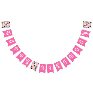 Draagfeest van het Kind van Kitty Cute Vlaggetjes