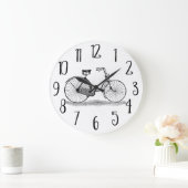  draagfiets grote klok (Huis)