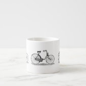  draagfiets voor dames espresso kop (Voorkant)