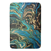 Draagkleuren Marble Gold Aqua Bath Mat (Voorkant Verticaal)