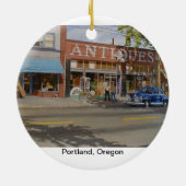 Draagland Oregon Keramisch Ornament (Achterkant)