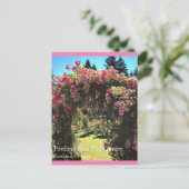 Draagland Roos Garden, OF Briefkaart (Staand voorkant)