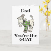 Draaglijk Jij bent de GOAT Personaliseerbaar Kaart (Gele Bloem)