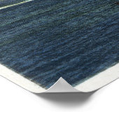 Draagse vuurtoren bij nacht poster (Hoek)