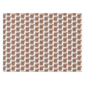 Draagstuk van de Duitse Chocolade Cake Slice Birth Tafelkleed (Voorkant (Horizontaal))