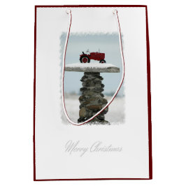 Draagtas met wieltjes voor kerstmis medium cadeauzakje