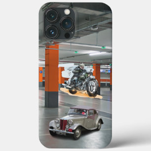 Draagtas met wielvormig ontwerp, geschikt voor Iph iPhone 13 Pro Max Hoesje