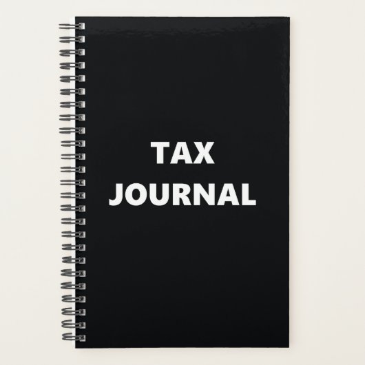 Draagtas: zwart, wit ontwerp planner (Voorkant)