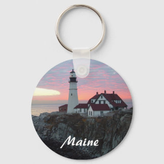 Draagvuurtoren op Maine-Sleutelhanger Sleutelhanger
