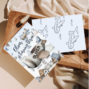 Draai 3 Kids Verjaardag uitnodiging