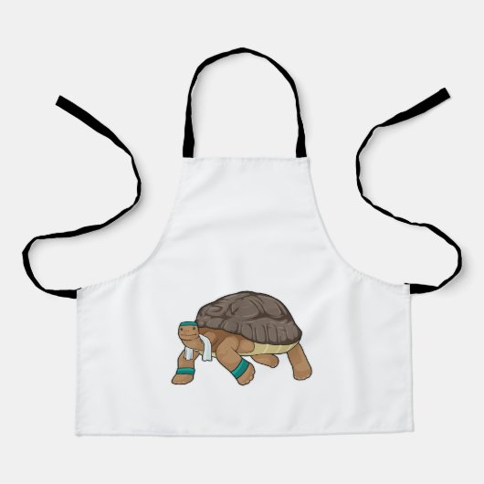 Draai als Runner met Handdoek Schort (Voorkant)
