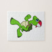 Draai als Runner met Pet Legpuzzel (Horizontaal)