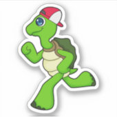 Draai als Runner met Pet Sticker (Voorkant)