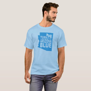 Draai Arizona Blue T-Shirt   Progressieve staat