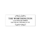 Draai bladeren4 	rubberstempel (Gestempeld)