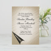 Draai de Antiek uitnodiging van de Biddeling van d (Staand voorkant)