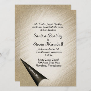 Draai de Antiek uitnodiging van de Biddeling van d