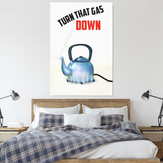 Draai de Gastje omlaag Canvas Afdruk (Insitu (Slaapkamer))