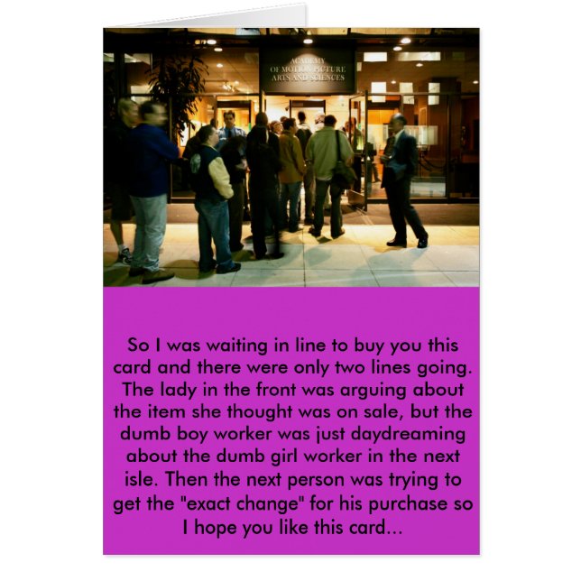 Draai de kaart tegen. (Voorkant)