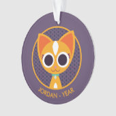 Draai de kat ornament (voorkant)