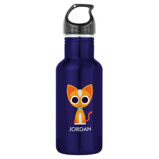 Draai de kat waterfles