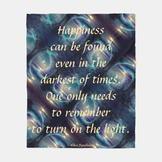 Draai de Light Fleece Deken aan (Voorkant)