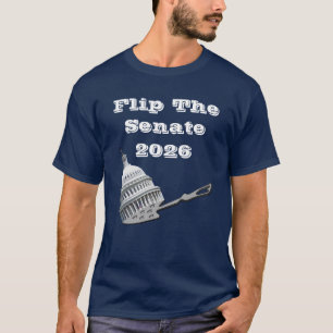 Draai de Senaatsverkiezing Blauwe 2026 T-shirt