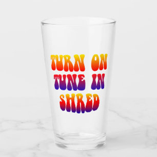 Draai de toon in Shred Glas