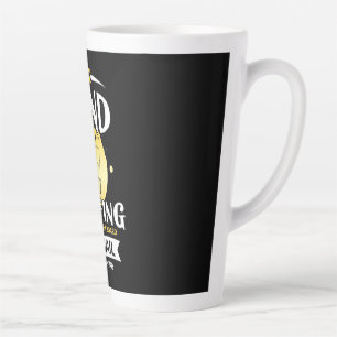 Draai de zeilen en de wind om latte mok