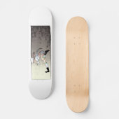 Draai Devil run Anime Girl Skateboard (Voorkant)