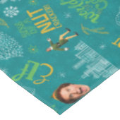 Draai het Blauwgroen Citaat van de Elf Pattern Tafelkleed (Gekanteld)