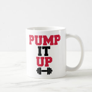 Draai het Gym Quote omhoog Koffiemok