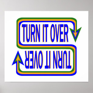 Draai het Inspirerend Gezegde Citaat Poster