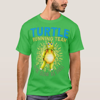 Draai het Lopende Team langzaam aangezien de Runne T-shirt