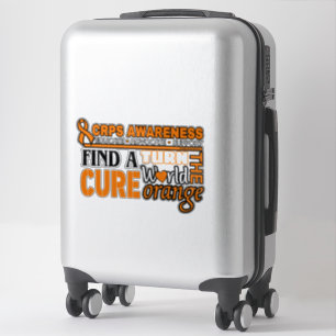Draai het Sinaasappel van de Wereld...CRPS Sticker