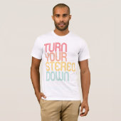 Draai het T-shirt omlaag (Voorkant volledig)