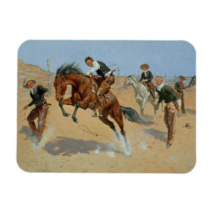 Draai Him Loose, Bill, c.1893 (olie op canvas) Magneet